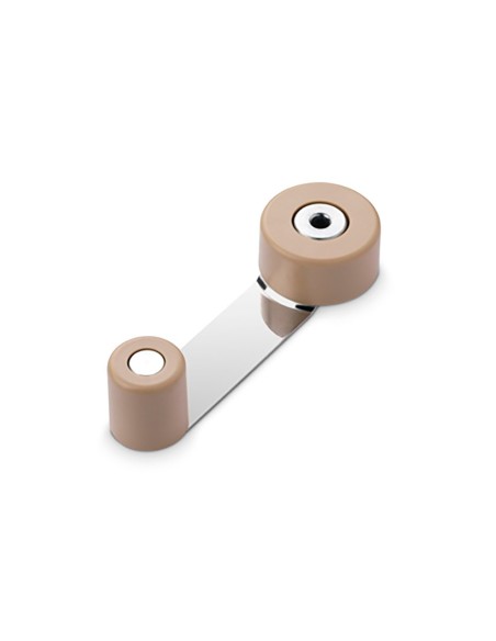 E3/66619 TOPE RETENEDOR GIRATORIO METALICO BEIGE (BLISTER) INOFIX