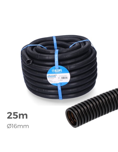 E3/66244 CORRUGADO PARA INTERIOR MEDIDA 16MM CE M-25 25MTS