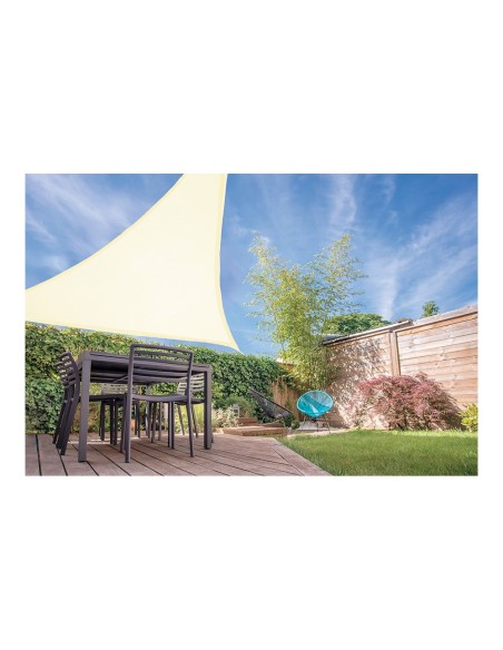 E3/73026 TOLDO VELA TRIANGULO COLOR: CREMA 36x36x36m AMBIANCE