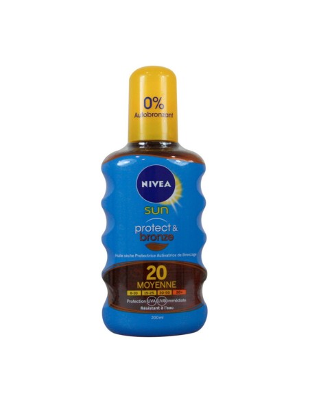 SPRAY ACEITE SOLAR NIVEA SUN FACTOR 20 "PROTEGE E HIDRATA" 200ml NIVEA