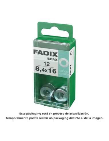 CAJA S 12 uds. ARANDELA PLANA CINC 84x16mm FADIX