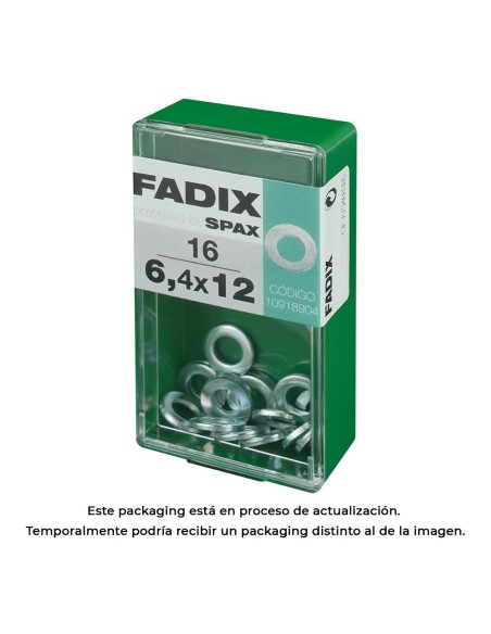 CAJA S 16 uds. ARANDELA PLANA CINC 64x12mm FADIX