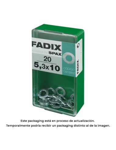 CAJA S 20 uds. ARANDELA PLANA CINC 53x10mm FADIX