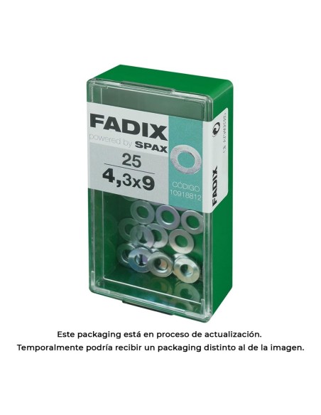 CAJA S 25 uds. ARANDELA PLANA CINC 43x9mm FADIX