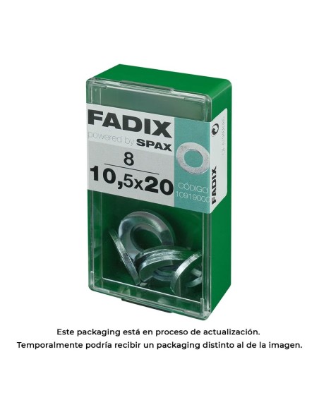 CAJA S 8 uds. ARANDELA PLANA CINC 105x20mm FADIX