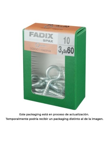 CAJA M 10 uds. HEMBRILLA CERRADA CINC 35x60mm FADIX