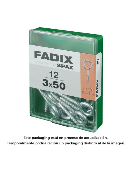 CAJA M 12 uds. HEMBRILLA CERRADA CINC 30x50mm FADIX