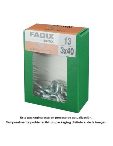 CAJA M 13 uds. HEMBRILLA CERRADA CINC 30x40mm FADIX