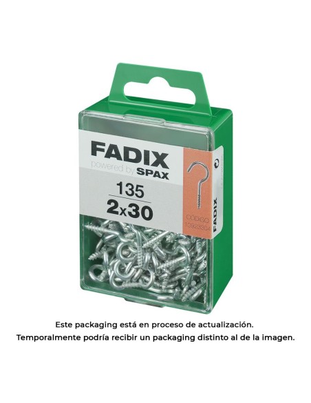 CAJA M 135 uds. HEMBRILLA ABIERTA CINC 20x30mm FADIX