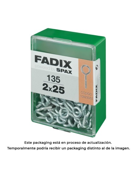 CAJA M 135 uds. HEMBRILLA CERRADA CINC 20x25mm FADIX