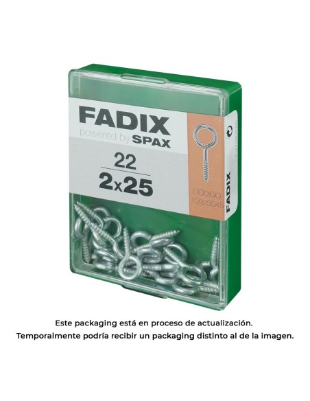 CAJA M 22 uds. HEMBRILLA CERRADA CINC 20x25mm FADIX