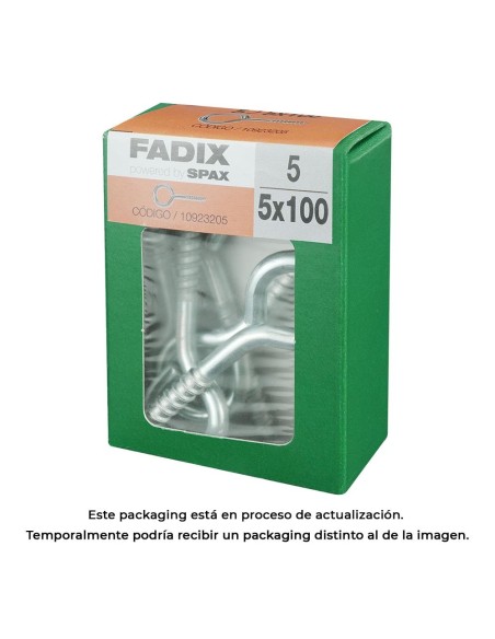 CAJA M 5 uds. HEMBRILLA CERRADA CINC 50x100mm FADIX