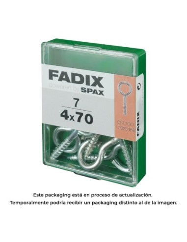 CAJA M 7 uds. HEMBRILLA CERRADA CINC 40x70mm FADIX