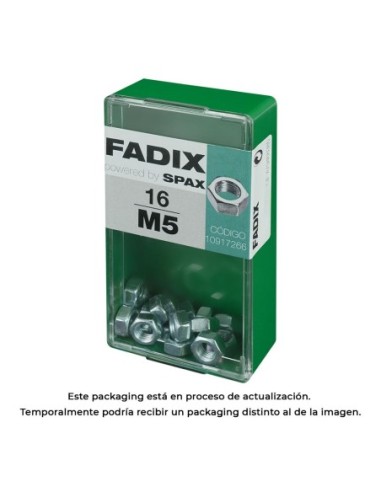 CAJA S 16 uds. TUERCA CINC M 5 FADIX