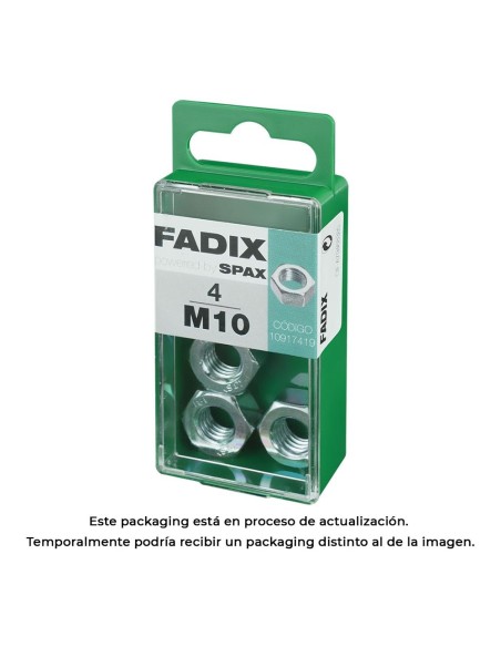 CAJA S 4 uds. TUERCA CINC M10 FADIX