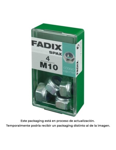 CAJA S 4 uds. TUERCA AUTOFREN. CINC M10 FADIX