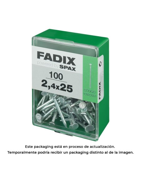 CAJA M 100 uds. CLAVO CP ACERO 24x 25mm FADIX