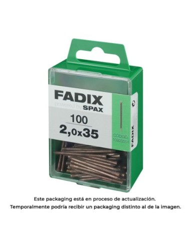 CAJA M 100 uds. CLAVO ACERO RODAPIE 20x35mm FADIX