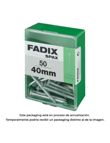 CAJA M 50 uds. CLAVO CP ACERO 27x 40mm FADIX