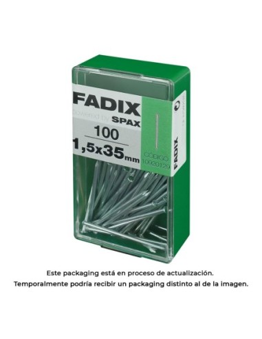 CAJA S 100 uds. CLAVO C.REDUCIDA ACERO 14x35mm FADIX