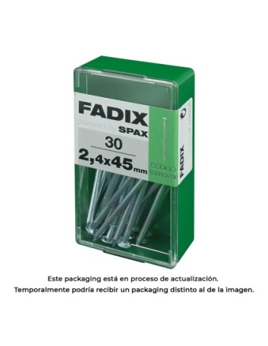 CAJA S 30 uds. CLAVO CP ACERO 24x45mm FADIX