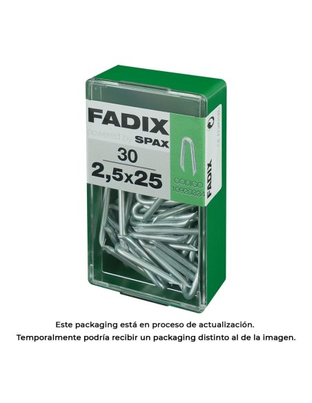 CAJA S 30 uds. GRAMPILLONES CINC 25x25mm FADIX