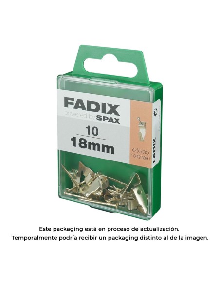 CAJA M 10 uds. CUELGACUADROS HANSAFIX 18mm FADIX