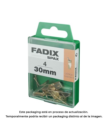 CAJA M 4 uds. CUELGACUADROS HANSAFIX 30mm FADIX