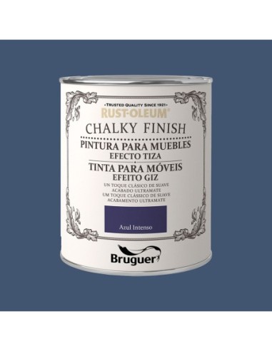 RUST-OLEUM CHALKY FINISH MUEBLES AZUL INTENSO 0750l 5397551 BRUGUER