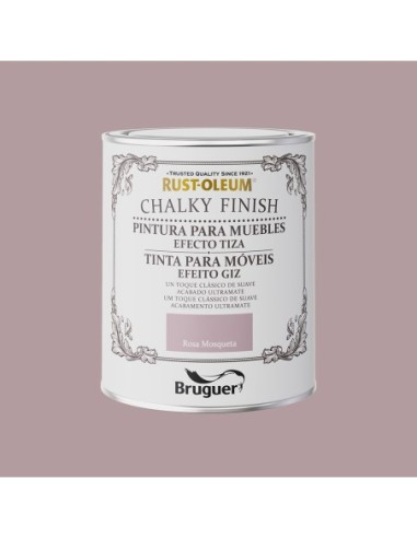 RUST-OLEUM CHALKY FINISH MUEBLES ROSA MOSQUETA 0750l 5733892 BRUGUER