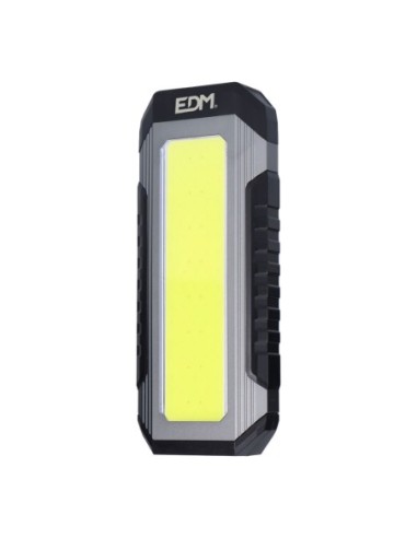 Linterna LED de aluminio, Spot LED 5W, COB LED 10W, IP44. EDM 36120