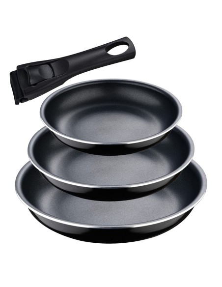 SET 3 SARTENES (18+20+24cm) CLICK & COOK BERGNER