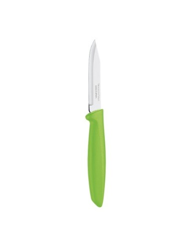 Cuchillo para legumbres y frutas 3" Plenus verde Tramontina