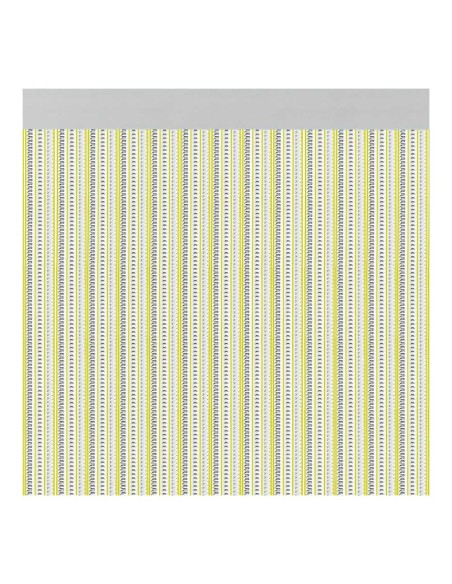 CORTINA DE PLÁSTICO PARA EXTERIOR DE PUERTAS MODELO BRESCIA COLOR AMARILLO 90x210cm M63166 ACUDAM