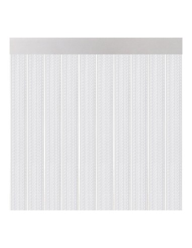 CORTINA DE PLÁSTICO PARA EXTERIOR DE PUERTAS MODELO LISBOA COLOR CRISTAL 90x210cm M63580 ACUDAM