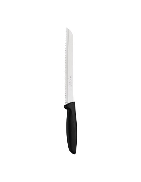 Cuchillo para pan 8" Plenus negro Tramontina