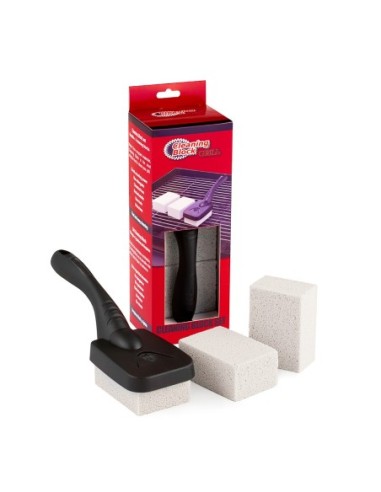 E3/77402 SET 3 CLEANING BLOCK BARBACOA CON MANGO Y SOLAPA INDIVIDUAL