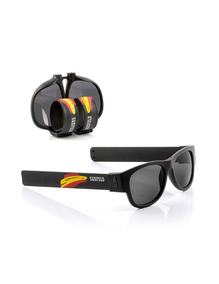 GAFAS DE SOL ENROLLABLES SUNFOLD MUNDIAL SPAIN BLACK INNOVAGOODS