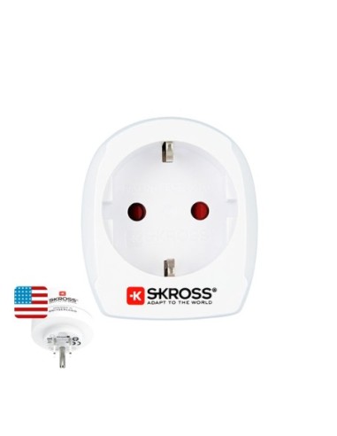 ADAPTADOR EUROPEO A ESTADOS UNIDOS SKROSS 1500203-E