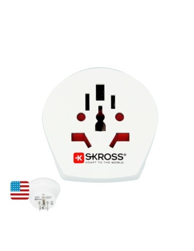 ADAPTADOR MUNDIAL A ESTADOS UNIDOS  SKROSS 1500221-E