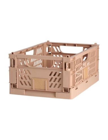 CAJA DE ALMACENAJE PLEGABLE 50x33x25cm ARENA NATURAL