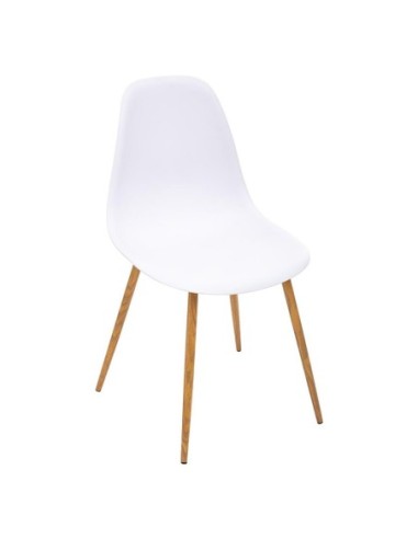 SILLA DE COMEDOR BLANCAS COL.'TAHO' 47x53x85cm