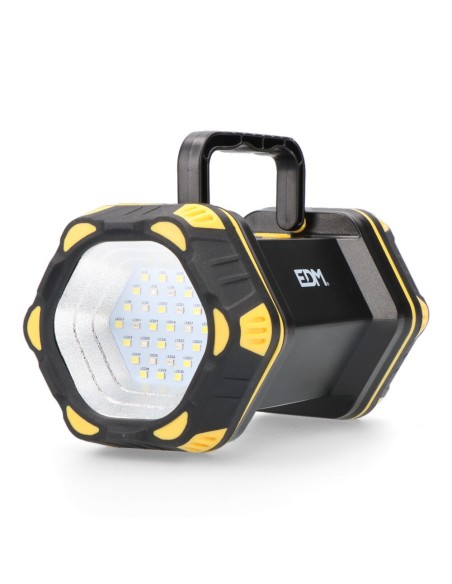 LINTERNA DE MANO LED FRONTAL 400lm + LATERAL 200lm EDM