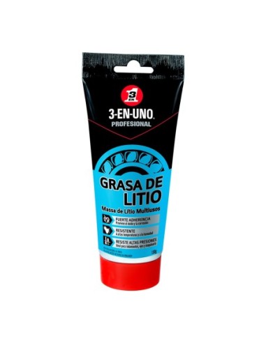 TUBO DE GRASA DE LITIO MULTIUSOS 150GR 34167  3 EN 1