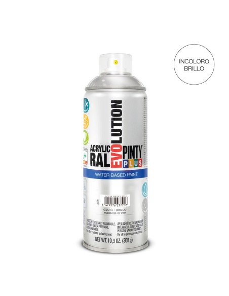 E3/95898 Pintura En Spray Pintyplus Evolution Water-Based 520Cc B199 Barniz Brillo