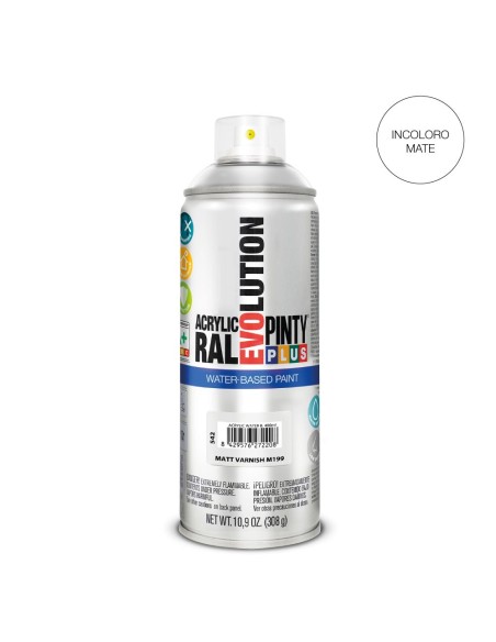 E3/95873 Pintura En Spray Pintyplus Evolution Water-Based 520Cc M199 Barniz Mate