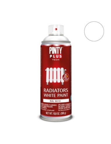 E3/95819 Pintura En Spray Pintyplus Tech Blanco Radiador Ral 9010 Spray 520 Cc