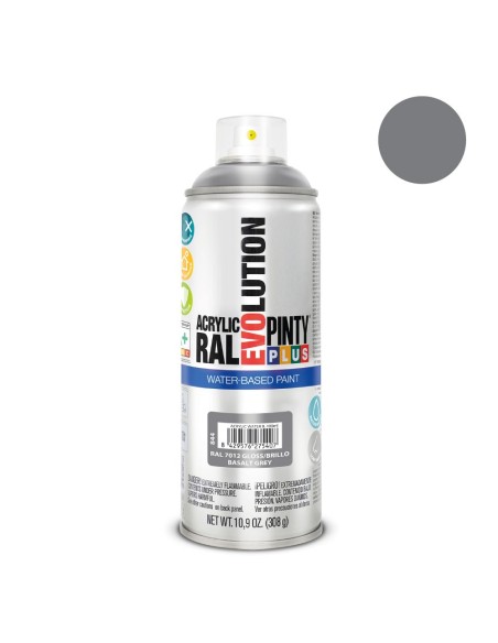 E3/95889 Pintura En Spray Pintyplus Evolution Water-Based 520Cc Ral 7012 Gris Basalto