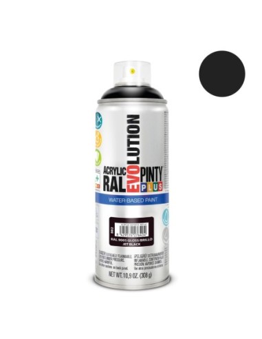 E3/95894 Pintura En Spray Pintyplus Evolution Water-Based 520Cc Ral 9005 Negro Intenso