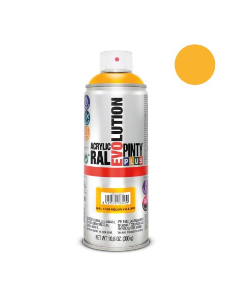 E3/95803 Pintura En Spray Pintyplus Evolution 520Cc Ral 1028 Amarillo Melón